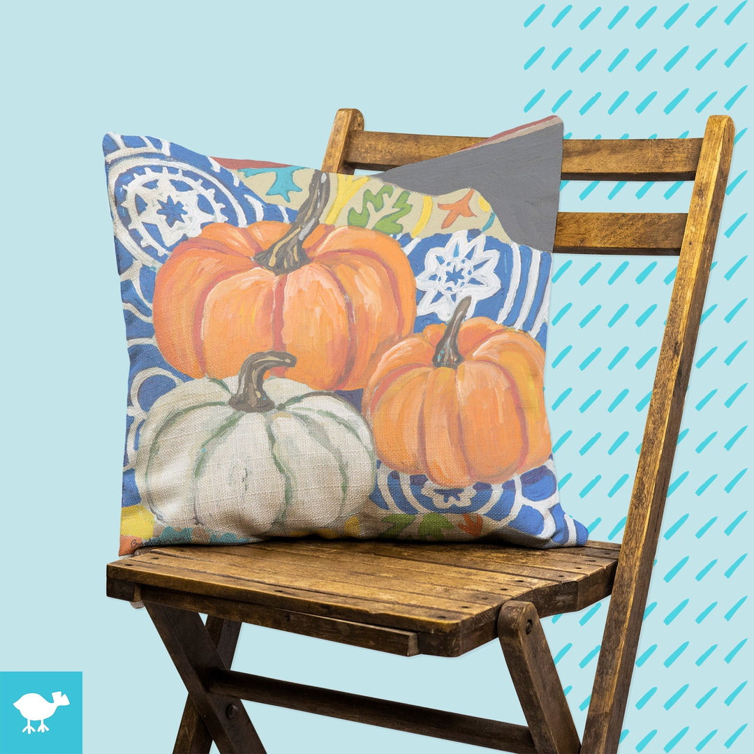 3 Pumpkins Pillow