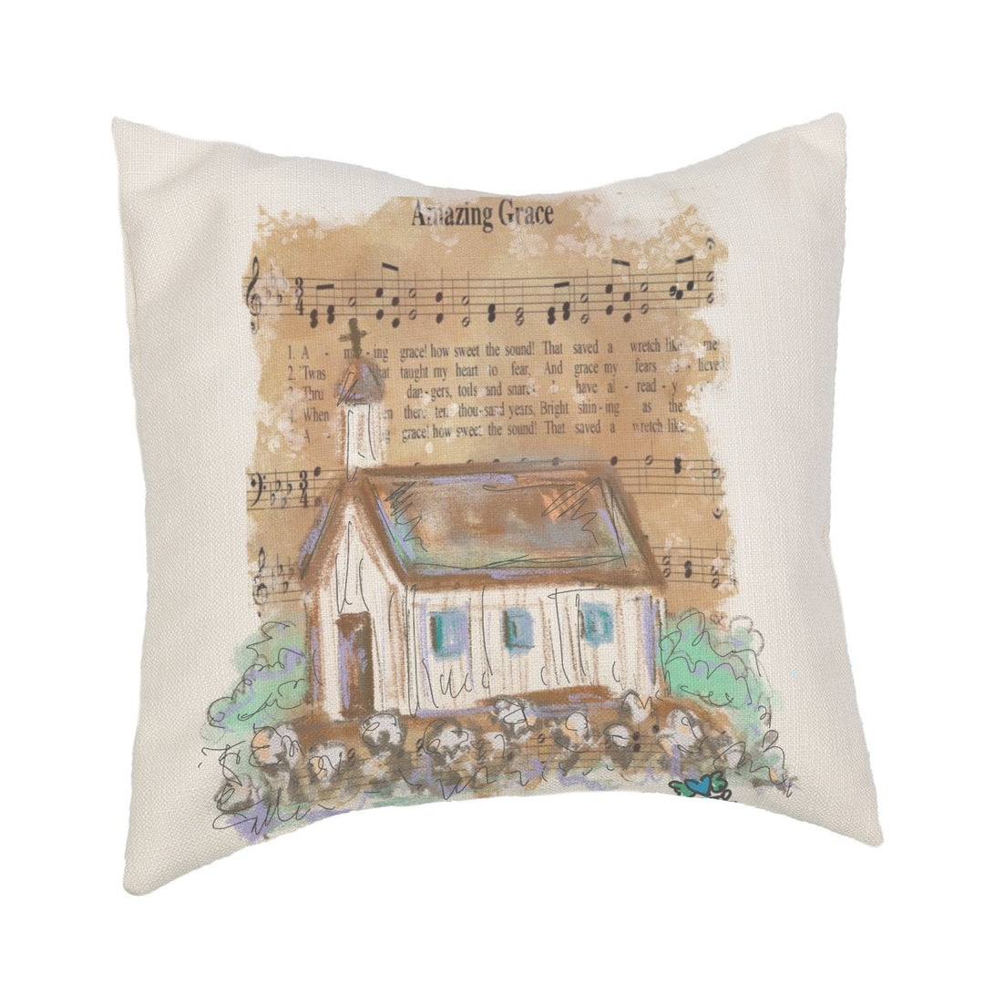 Amazing Grace Hymn Pillow