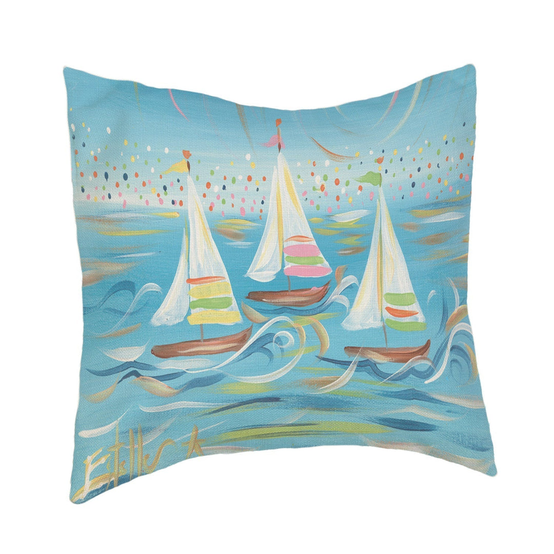 Estelle's Summer Sailing Pillow