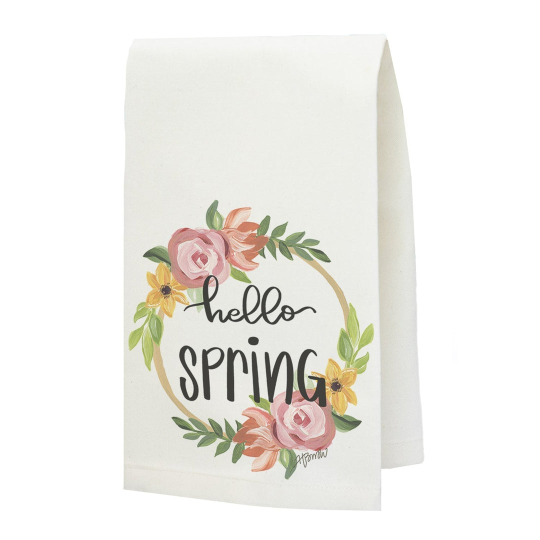 Hello Spring Tea Towel