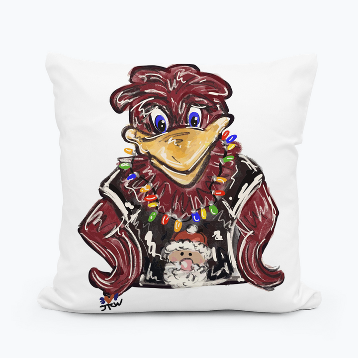 Jennie Christmas Gamecock 2 Pillow