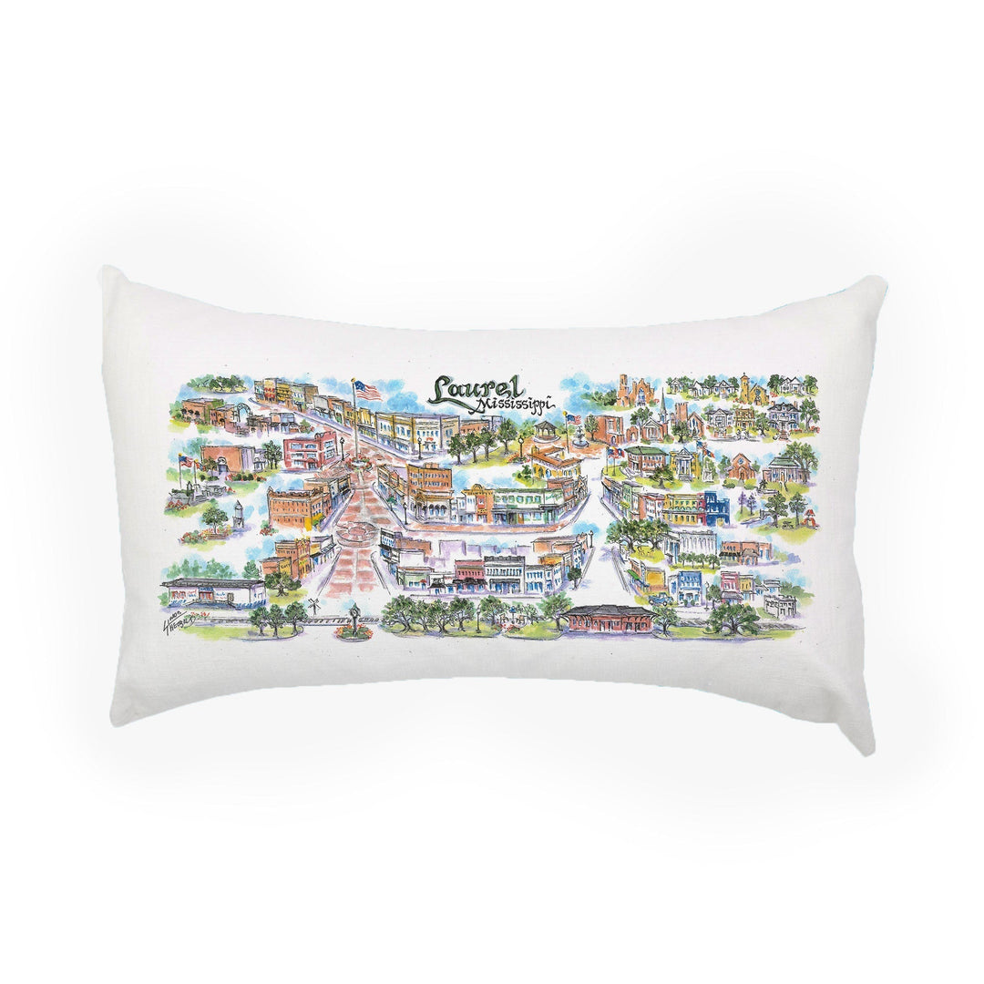 Laurel - Mississippi  12 x 18 Pillow