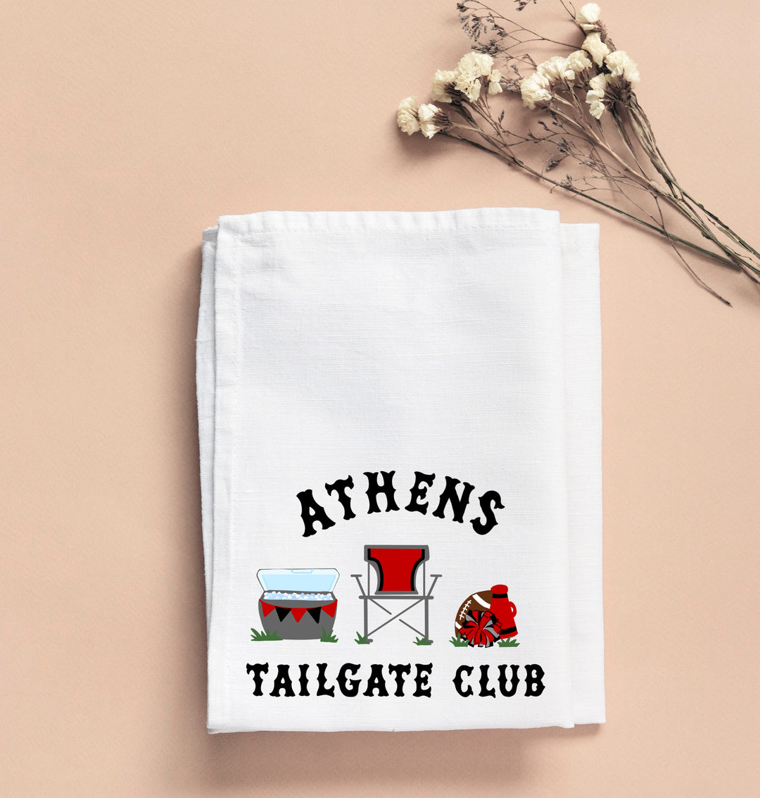 TAILGATE CLUB ATHENS TEA TOWEL