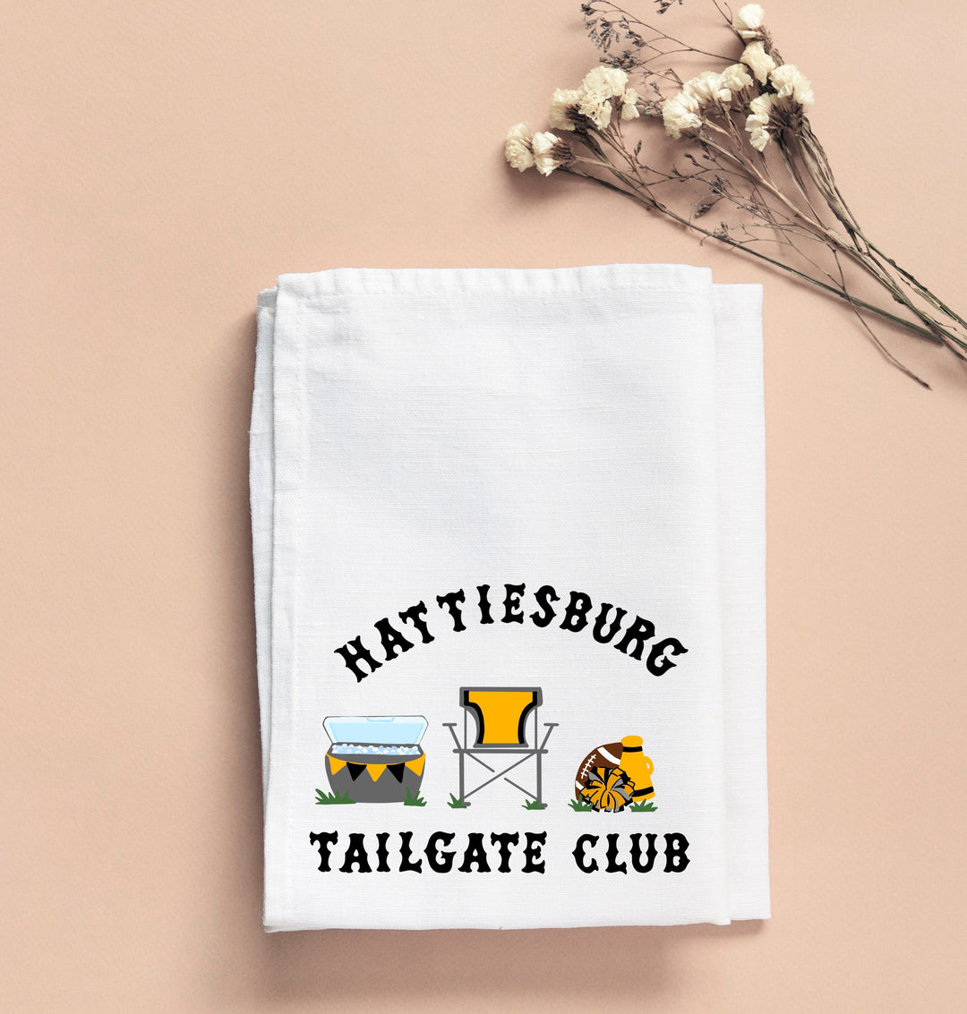 TAILGATE CLUB HATTIESBURG TEA TOWEL