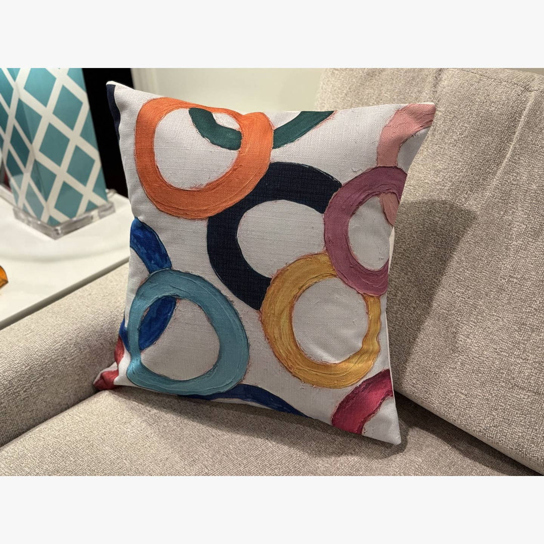 Color Rings Pillow