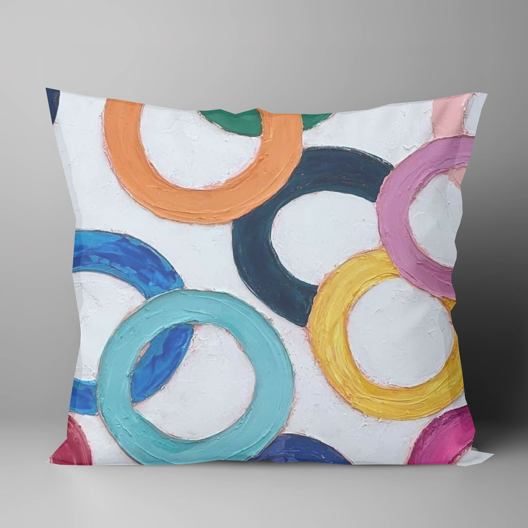 Color Rings Pillow