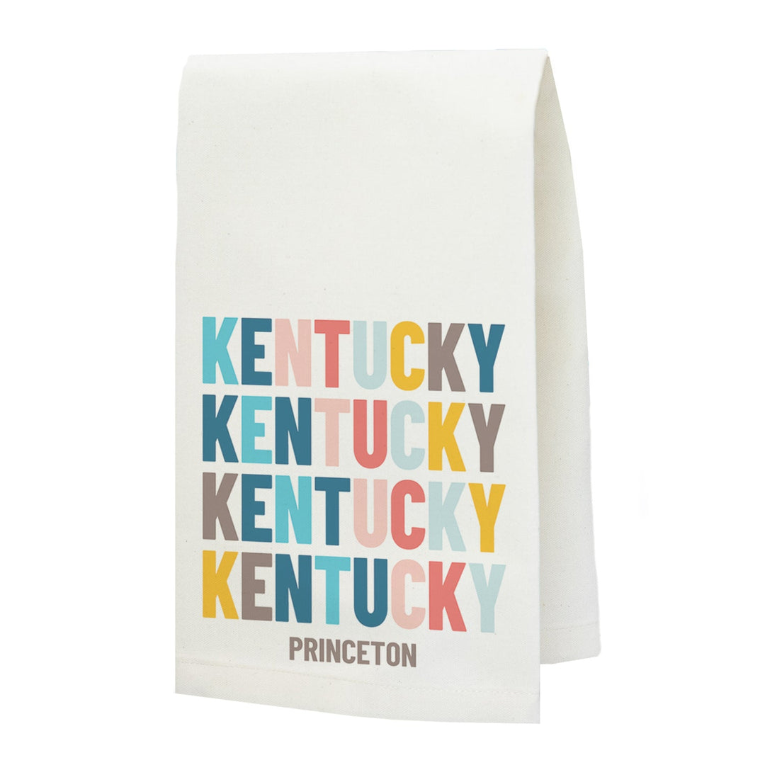 Brand Stack State Tea Towel