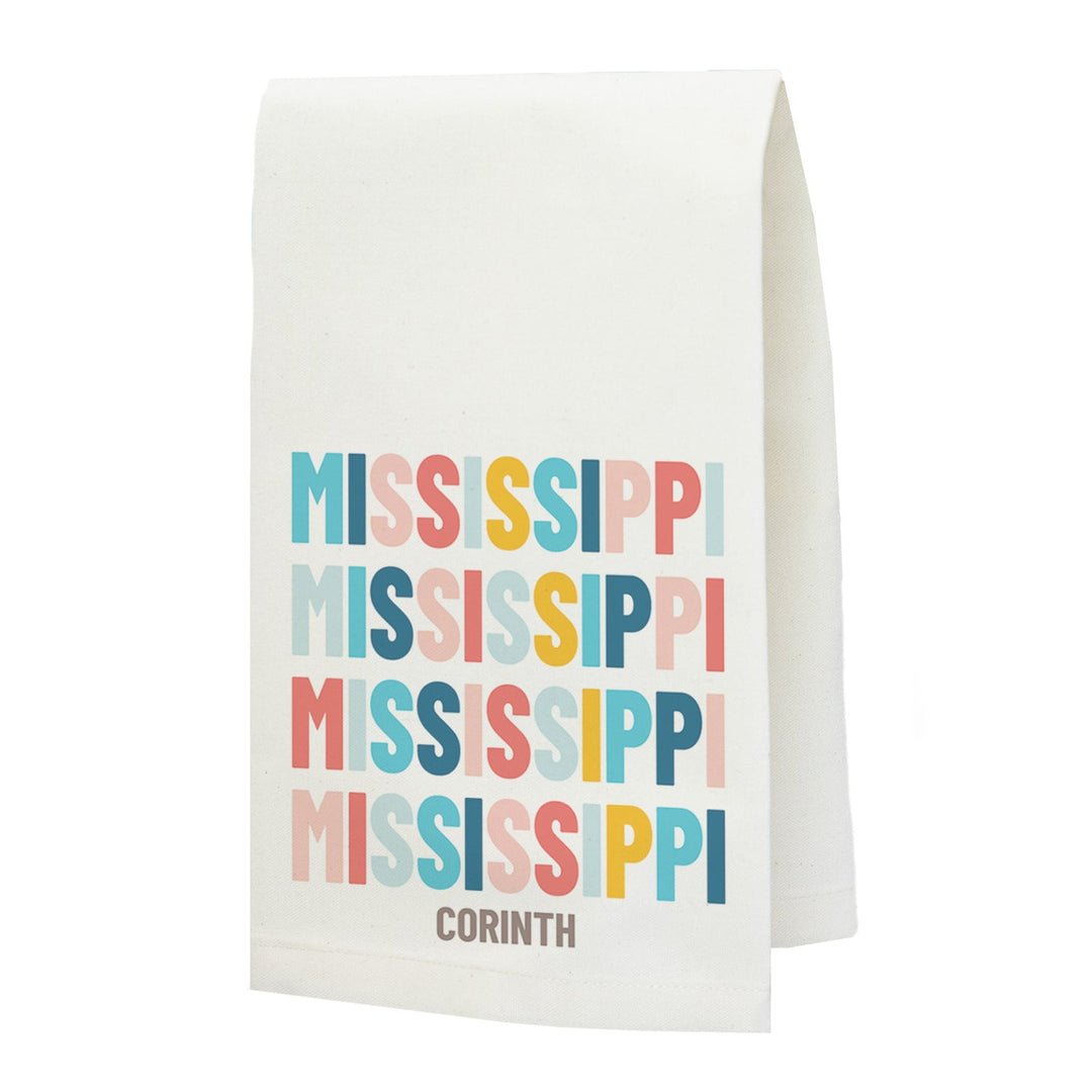 Brand Stack State Tea Towel