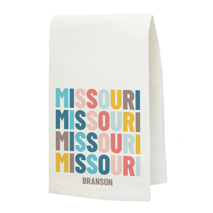 Brand Stack State Tea Towel