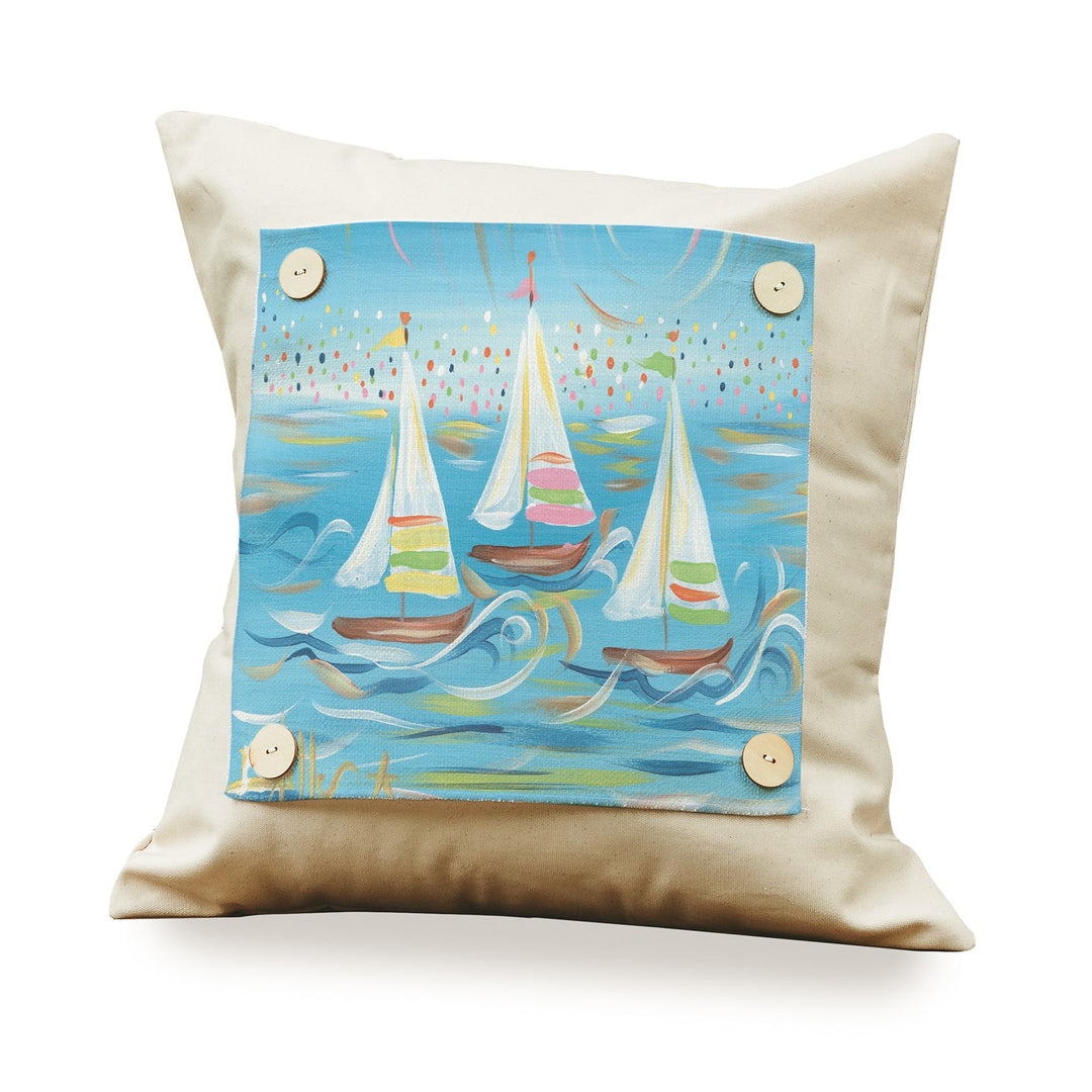 Estelle's Summer Sailing Pillow Swap