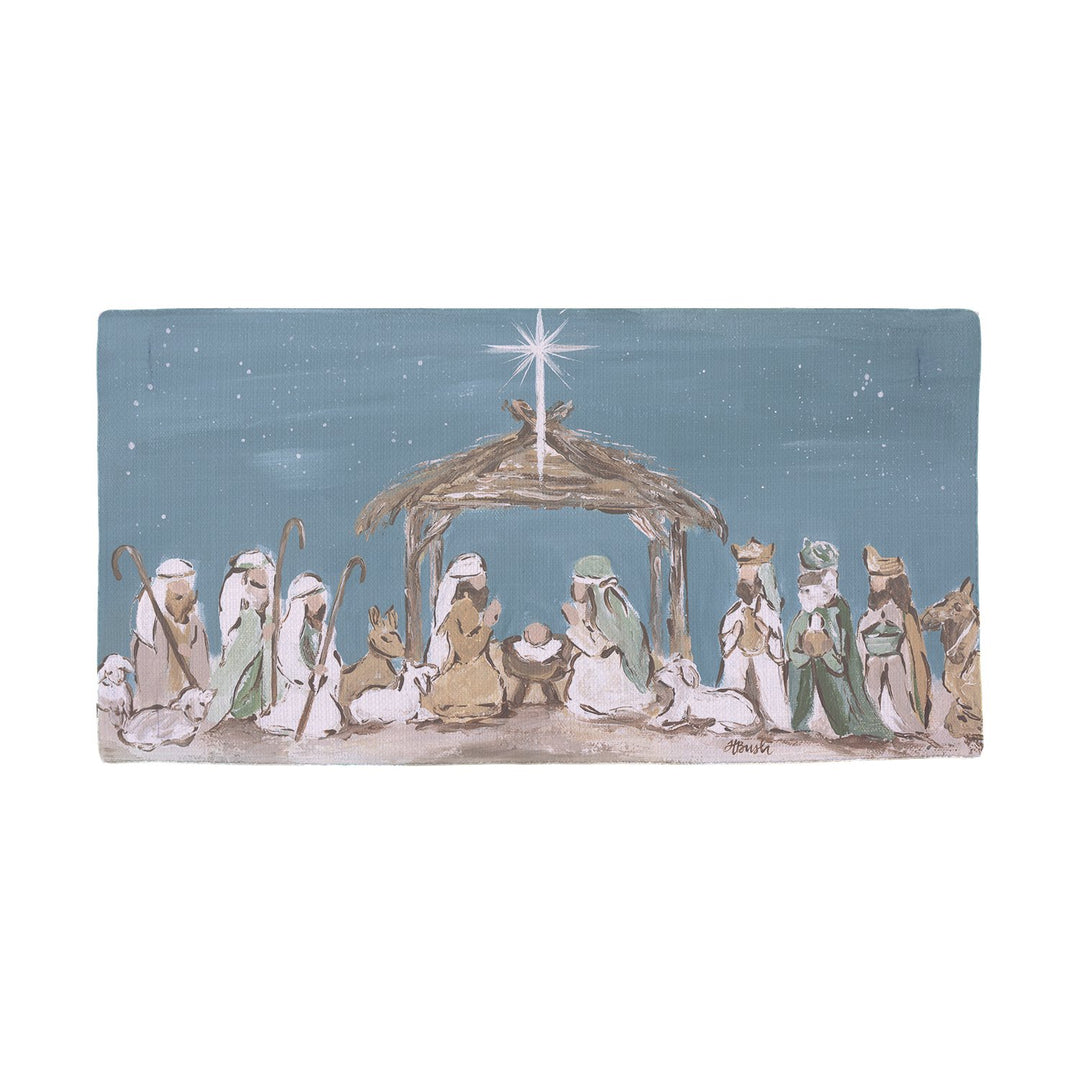 Full Nativity Scene Pillow Swap