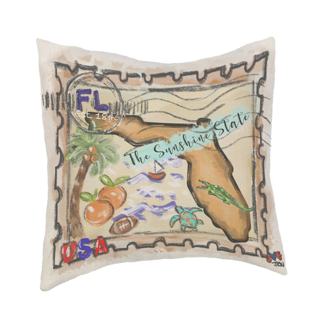 Stamp State Pillow